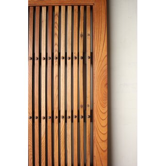 総欅 巾着蔵戸　W0226 