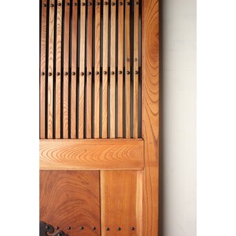 総欅 巾着蔵戸　W0226 