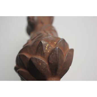 仏師 宮沢甲輔作 乾漆 懸仏 共箱　Q399 