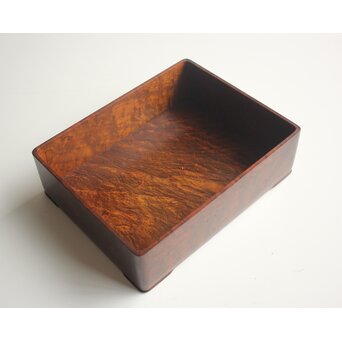 前田桑明 菜蒔絵 桑箱　X625 