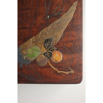 前田桑明 菜蒔絵 桑箱　X625 