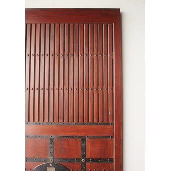 総欅 鉄格子の蔵戸　W0231 