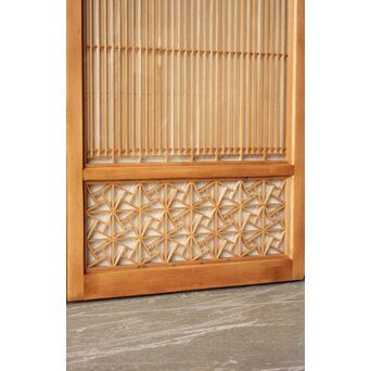 両面ガラス 組子書院 4枚1組　R0524 