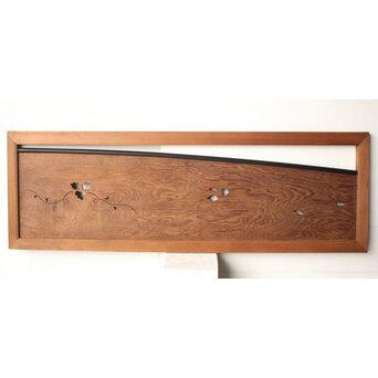 砂ずり仕上 中型透かし欄間　R0528