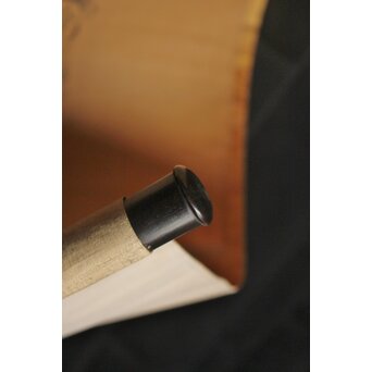 文川山貞 水墨細密画【神農図】絹本軸装　Z762 