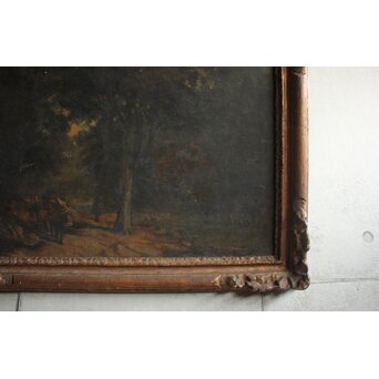 倣 守住勇魚 油彩 初期洋画家　Z768 