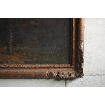 倣 守住勇魚 油彩 初期洋画家　Z768 