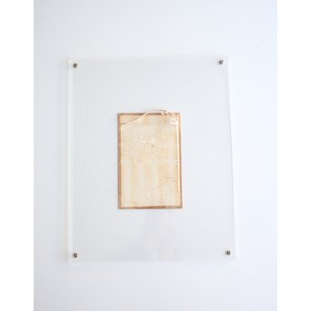 三岸節子 オイルパステル【花】額装　Z774 