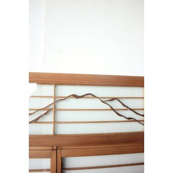 船引図 木彫書院欄間 5枚1組　R0533 