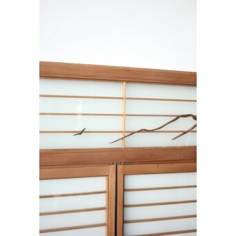 船引図 木彫書院欄間 5枚1組　R0533 