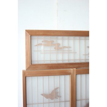 鶴亀書院欄間 3枚1組　R0534 