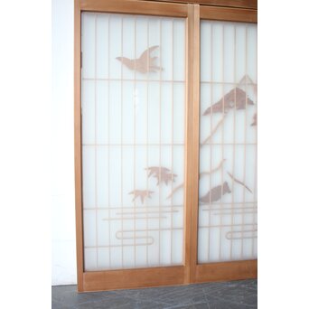 鶴亀書院欄間 3枚1組　R0534 