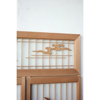 鶴亀書院欄間 3枚1組　R0534 