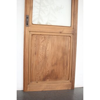 百合のエッチングガラスドア　GD0335 