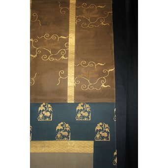 竹屋町刺繍 鶴図 掛軸　Z796 