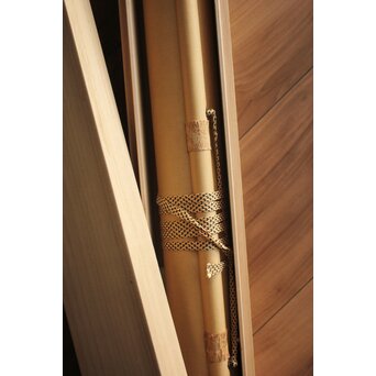 日乾和尚 日蓮宗 髭曼荼羅 江戸時代前期 紙本掛軸　Z797 