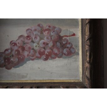 木下孝則「静物葡萄」油彩 額装　Z801 