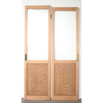 にかわガラスドア 2枚1組　GD0341 ウラ