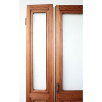 にかわガラス 親子ドア 2枚1組　GD0342 