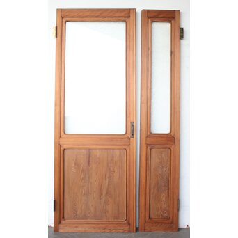 にかわガラス 親子ドア 2枚1組　GD0342