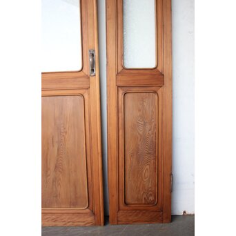 にかわガラス 親子ドア 2枚1組　GD0342 