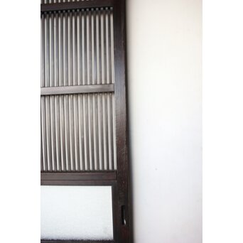 民芸 ダイアガラス格子戸 4枚1組　L1198 