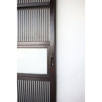 民芸 ダイアガラス格子戸 4枚1組　L1198 