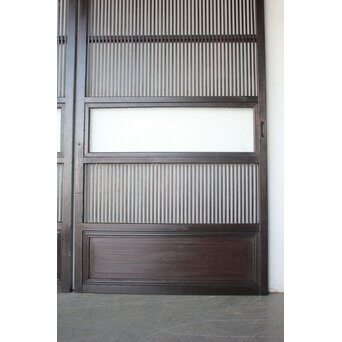 民芸 ダイアガラス格子戸 4枚1組　L1198 