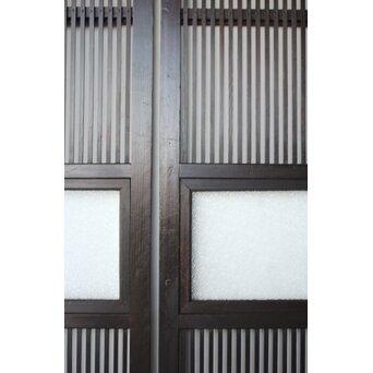 民芸 ダイアガラス格子戸 4枚1組　L1198 