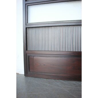 民芸 ダイアガラス格子戸 4枚1組　L1198 