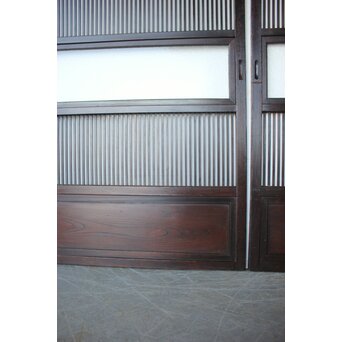 民芸 ダイアガラス格子戸 4枚1組　L1198 