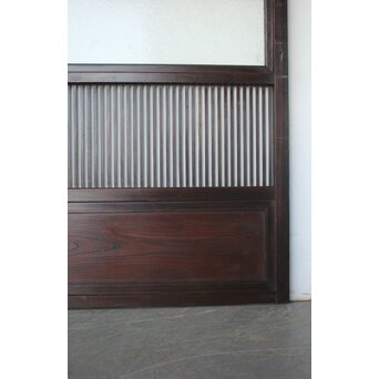 民芸 ダイアガラス格子戸 4枚1組　L1198 