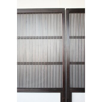 民芸 ダイアガラス格子戸 4枚1組　L1198 