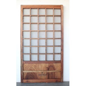 金網升格子蔵戸　W0237 ウラ