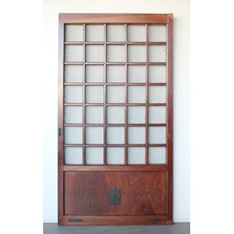 金網升格子蔵戸　W0237