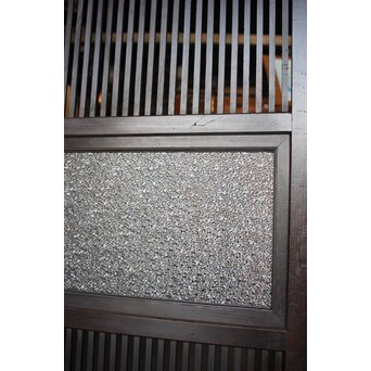 民芸 ダイアガラス格子戸 2枚1組　L1199 