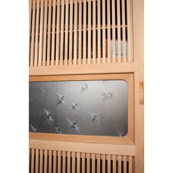 美品白木 障子枠付格子戸 4枚1組　L1200 