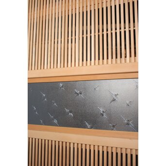 美品白木 障子枠付格子戸 4枚1組　L1200 