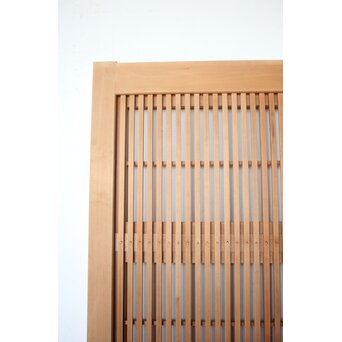 美品白木 障子枠付格子戸 4枚1組　L1200 