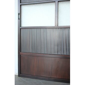 民芸 ダイアガラス格子戸 3枚1組　L1201 