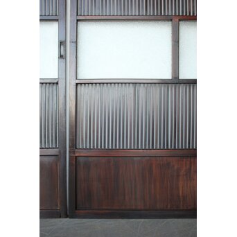 民芸 ダイアガラス格子戸 3枚1組　L1201 