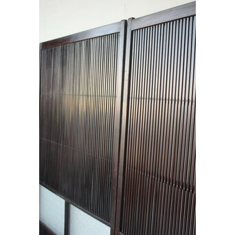 民芸 ダイアガラス格子戸 3枚1組　L1201 