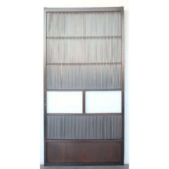 民芸 ダイアガラス格子戸 3枚1組　L1201 A　表