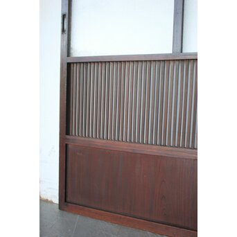 民芸 ダイアガラス格子戸 3枚1組　L1201 