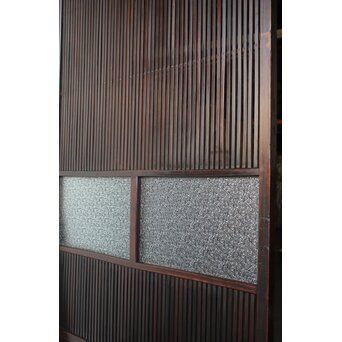 民芸 ダイアガラス格子戸 3枚1組　L1201 