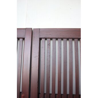 紅平格子戸 2枚1組　L1203 