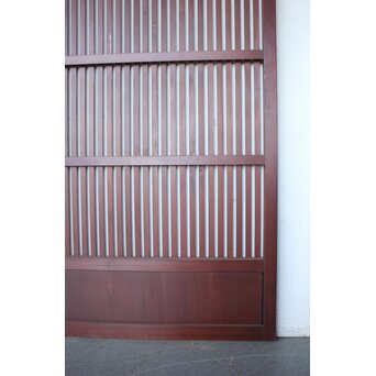 紅平格子戸 2枚1組　L1203 