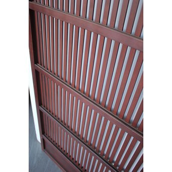 紅平格子戸 2枚1組　L1203 