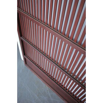 紅平格子戸 2枚1組　L1203 