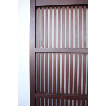 紅平格子戸 2枚1組　L1203 